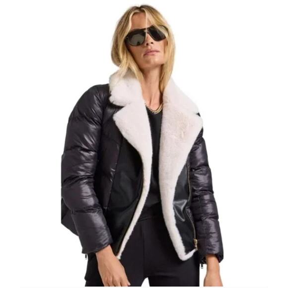 Generation Love Avila Faux Fur Puffer Jacket‎ Size XS - Picture 1 of 11